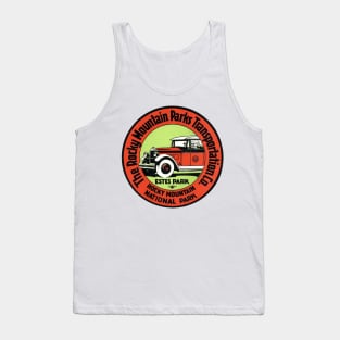 Vintage Rocky Mountain National Park Logo (Transportation Co.) Tank Top